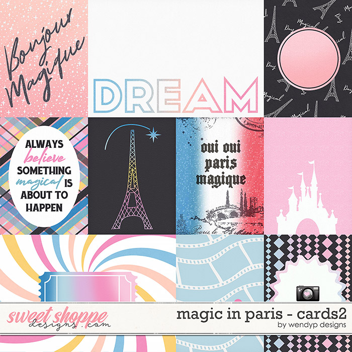 Magic in Paris - Cards2 by WendyP Designs