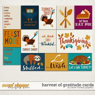 Harvest of Gratitude Cards by Clever Monkey Graphics