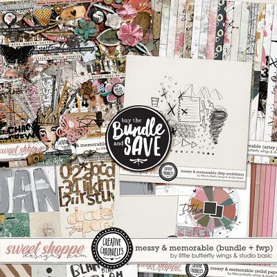 Creative Chronicles: Messy & Memorable Bundle by Little Butterfly Wings & Studio Basic