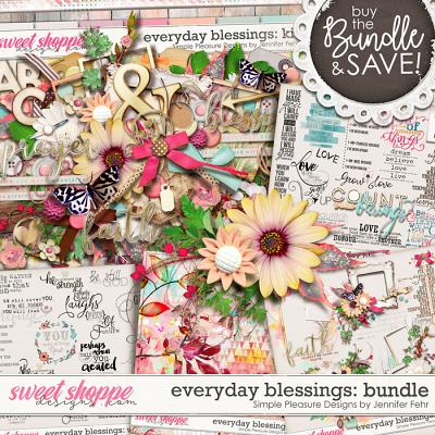everyday blessings bundle: Simple Pleasure Designs by Jennifer Fehr