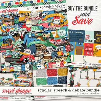 Scholar: Speech and Debate Collection Bundle by Meagan's Creations