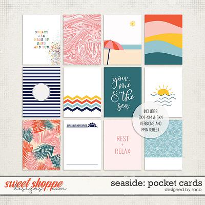 Seaside: Pocket Cards | Designed by Soco