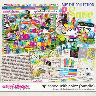 Splashed With Color Bundle by Ponytails Designs & Studio Basic