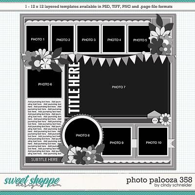 Cindy's Layered Templates - Photo Palooza 358 by Cindy Schneider