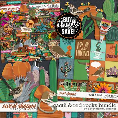 Cactii & Red Rocks Bundle by Clever Monkey Graphics