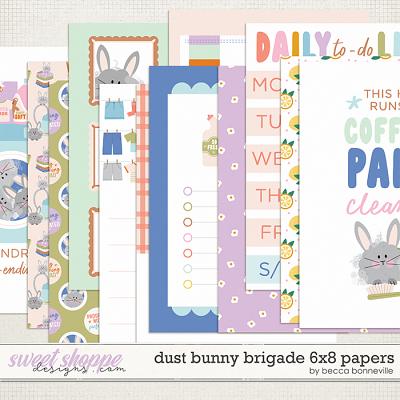 Dust Bunny Brigade 6x8 Papers by Becca Bonneville