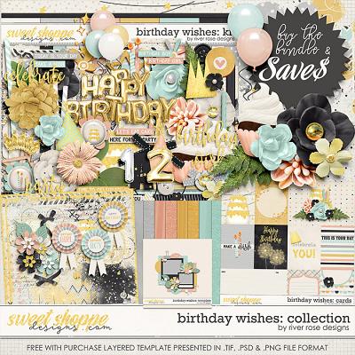 Birthday Wishes: Collection + FWP by River Rose Designs
