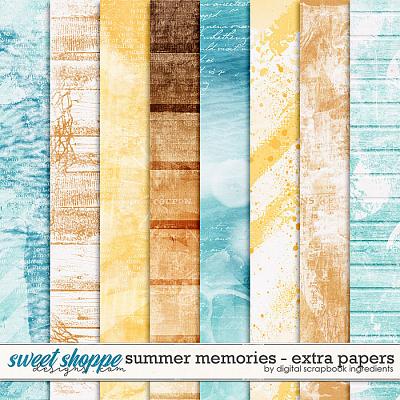 Summer Memories | Extra Papers by Digital Scrapbook Ingredients