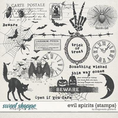 Evil Spirits {stamps} by Blagovesta Gosheva