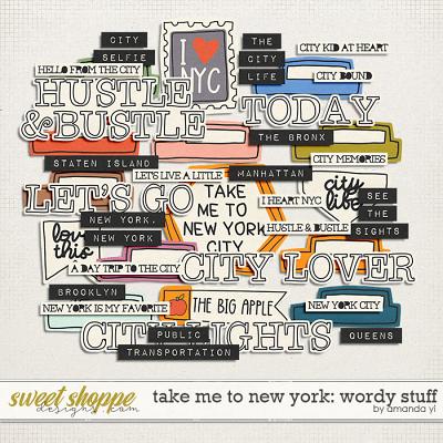 Take me to New York: wordy stuff by Amanda Yi