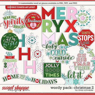 Cindy's Wordy Pack: Christmas 2 by Cindy Schneider