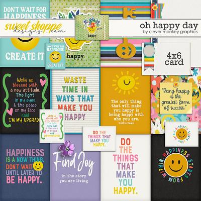 Oh Happy Day Cards by Clever Monkey Graphics 