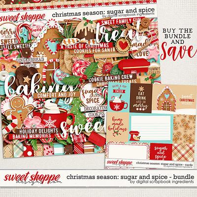 Christmas Season: Sugar and Spice bundle by Digital Scrapbook Ingredients