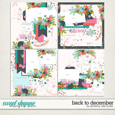 Back to December Layout Templates by Amber