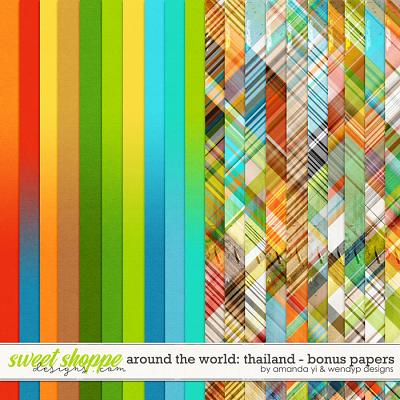 Around the world: Thailand - Bonus Papers by Amanda Yi & WendyP Designs
