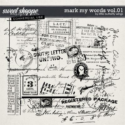 Mark my words vol.01 (commercial use) by Little Butterfly Wings