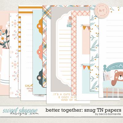 Better Together: Snug TN Papers by Becca Bonneville