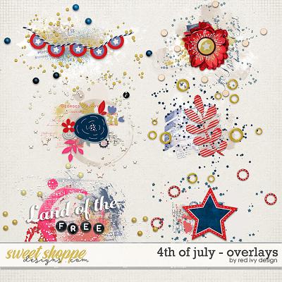 4th of July - Overlays by Red Ivy Design