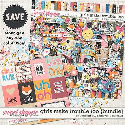 Girls make trouble, too: bundle by Amanda Yi & Blagovesta Gosheva