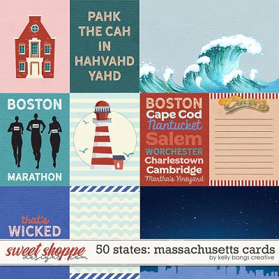 50 States: Massachusetts Cards by Kelly Bangs Creative