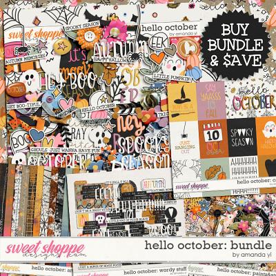 Hello October: bundle by Amanda Yi