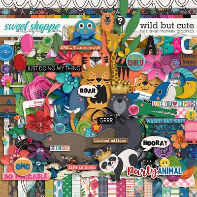 Wild But Cute by Clever Monkey Graphics  