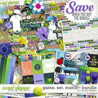 Game. Set. Match - Bundle by WendyP Designs