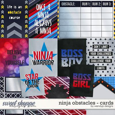 Ninja Obstacles - Cards by WendyP Designs