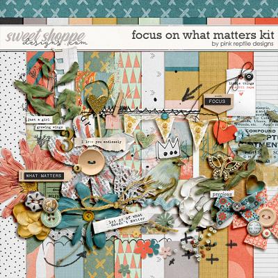 Focus On What Matters Kit by Pink Reptile Designs