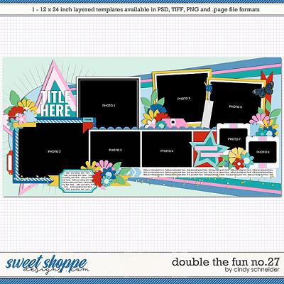 Cindy's Layered Templates - Double the Fun No.27 by Cindy Schneider