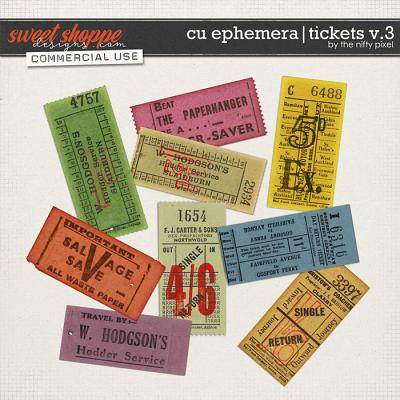 CU EPHEMERA | TICKETS V.3 by The Nifty Pixel