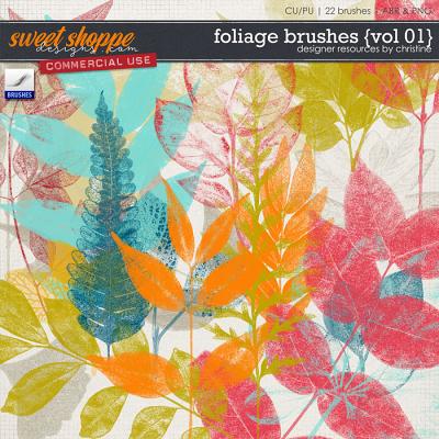 Foliage Brushes {Vol 01} by Christine Mortimer
