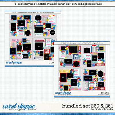 Cindy's Layered Templates - Bundled Set 260 & 261 by Cindy Schneider