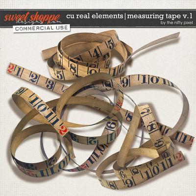 CU REALISTIC ELEMENTS | MEASURING TAPE V.1 by The Nifty Pixel