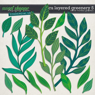 CU Layered Greenery 5 by Clever Monkey Graphics   