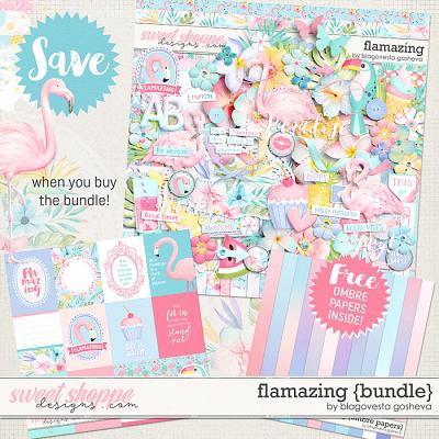 Flamazing {bundle} by Blagovesta Gosheva + FREE Ombre papers