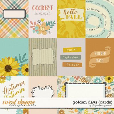 Golden Days {cards} by Blagovesta Gosheva