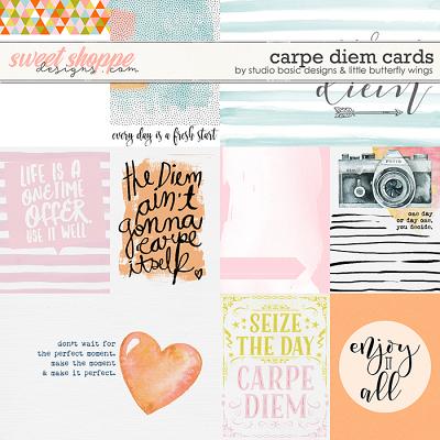 Carpe Diem Cards by Studio Basic and Little Butterfly Wings