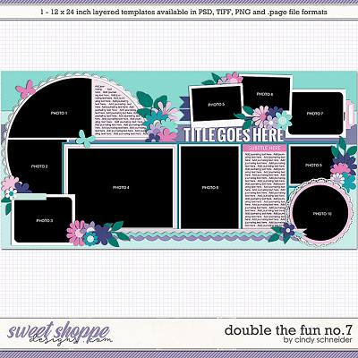 Cindy's Layered Templates - Double the Fun No. 7 by Cindy Schneider