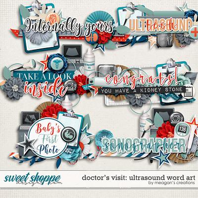 Doctor's Visit: Ultrasound Word Art by Meagan's Creations