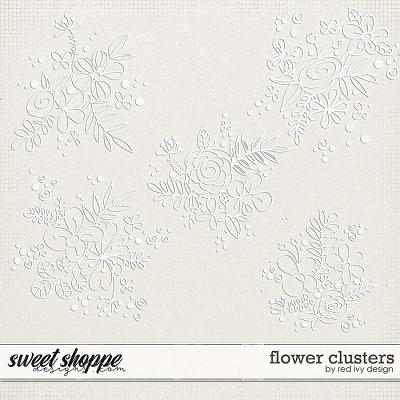 Flower Clusters by Red Ivy Design