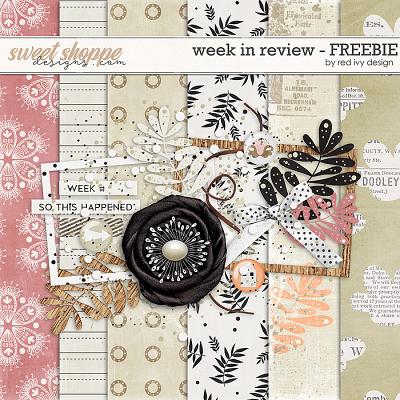 Week in Review - FREEBIE - by Red Ivy Design