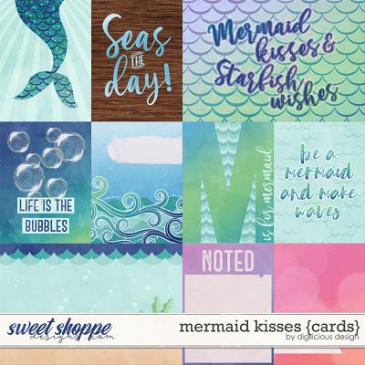 Mermaid Kisses {Cards} by Digilicious Design