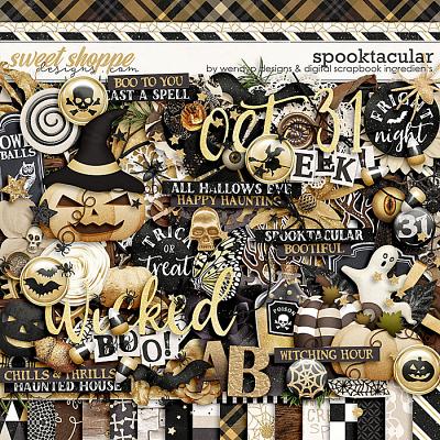 Spooktacular by WendyP Designs and Digital Scrapbook Ingredients 