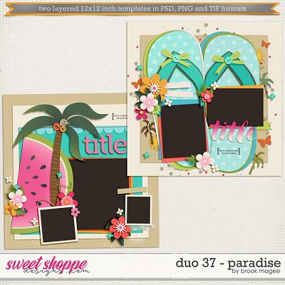 Brook's Templates - Duo 37 - Paradise by Brook Magee