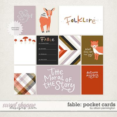 Fable: Pocket Cards by Allison Pennington