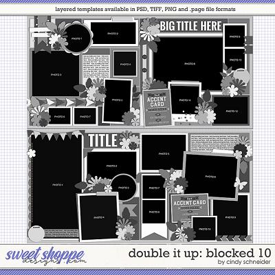 Cindy's Layered Templates - Double It Up: Blocked 10 by Cindy Schneider