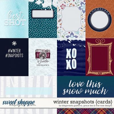 Winter Snapshots {cards} by Blagovesta Gosheva, Grace Lee & River Rose Designs