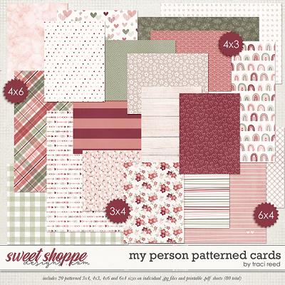 My Person Patterned Cards by Traci Reed