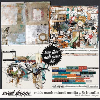 Mish Mash Mixed Media #5 Bundle by Studio Basic
